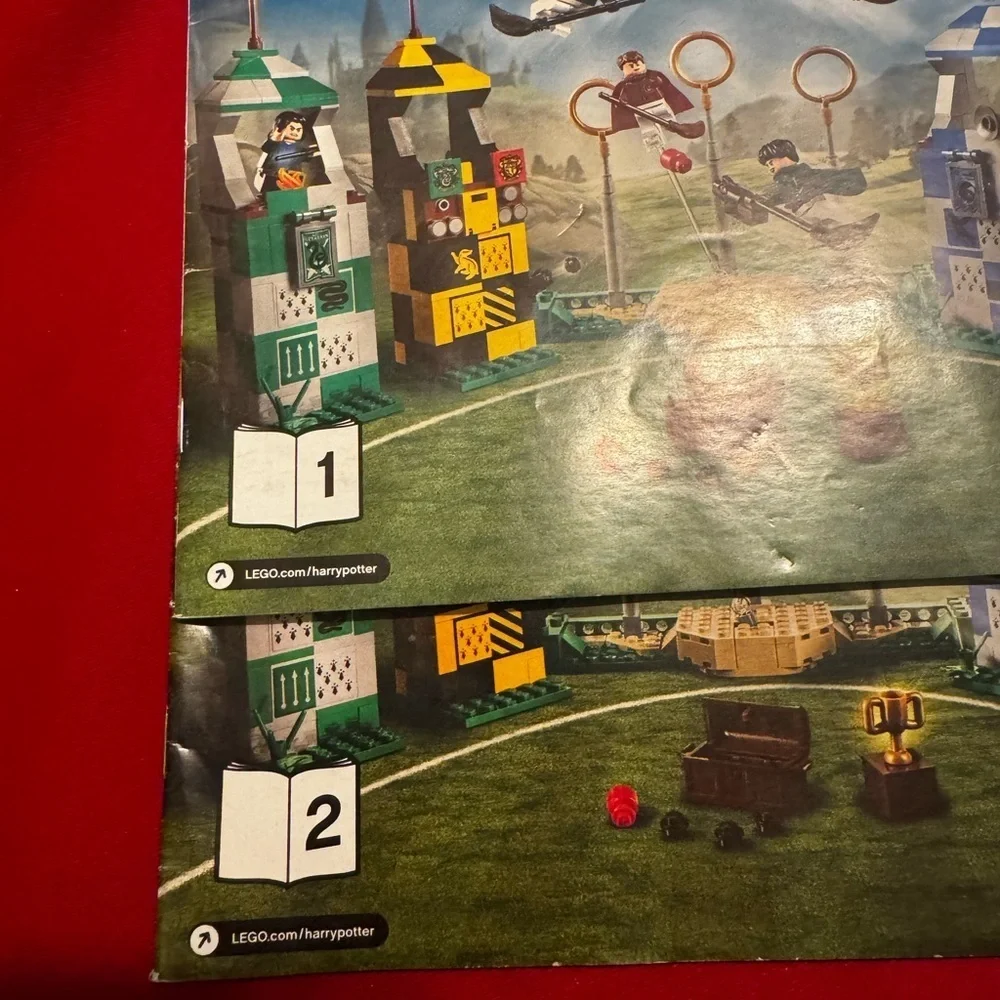 Lego Instruction Manual Book ONLY Harry Potter Quidditch Match (Set 75956).